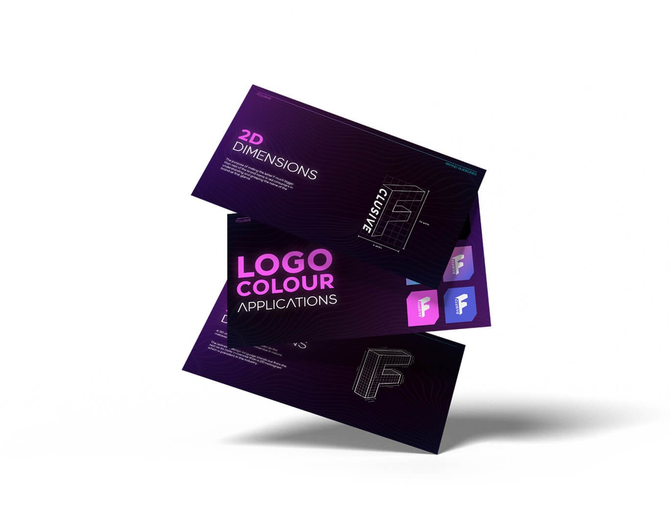 Brandkit design showcasing branding elements
